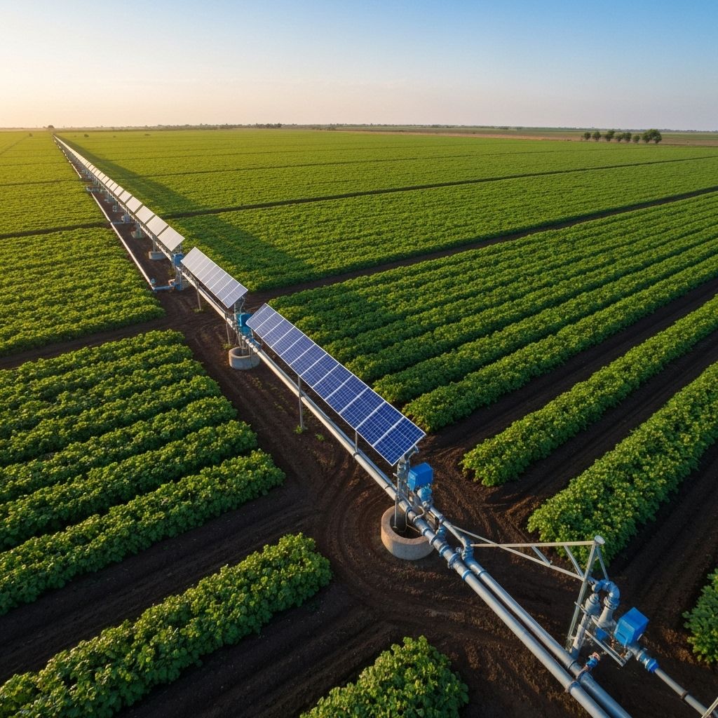 Solar irrigation pump system for farmers